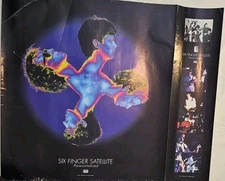 SIX FINGER SATELLITE Paranormalized 23x27 promo poster noise rock SUB POP 1996