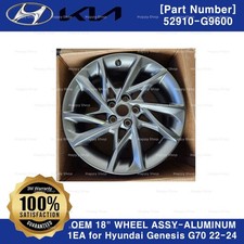 52910G9600 OEM RUOTA 18" ASSY-ALLUMINIO 1EA per Hyundai Genesis G70 22-24