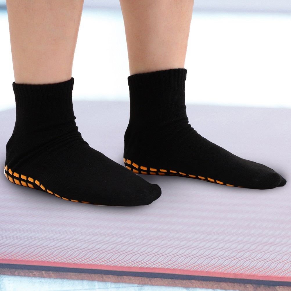 SAOLA 4 Pairs Couvercle De Chaussette Antidérapant Enfant Bébé Chaussettes Sol Yoga