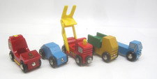 Genuine Brio Wooden Railway Vintage Push Wooden Vehicles Random Lot x 5