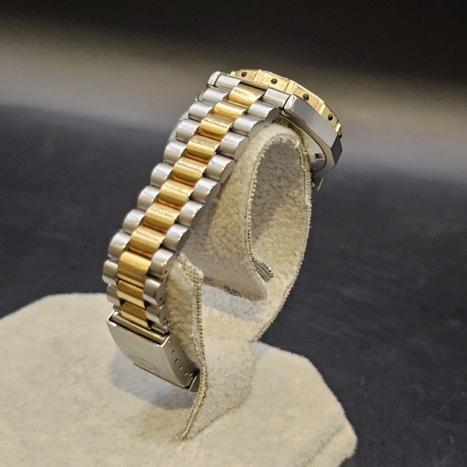 TAG Heuer 3000 Professional Women's Watch Silver Dial Gold Bezel Rare From Japan - image 4 of 4