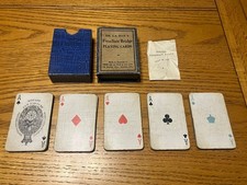 De La Rue’s Five-Suit Bridge Playing Cards 1930’s Inc Box & Instructions VGC