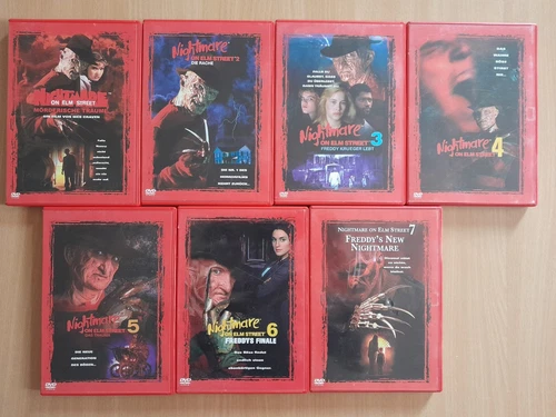 A Nightmare on Elm Street COMPLETE LOT 7xDVD ENGLISH / DEUTCH