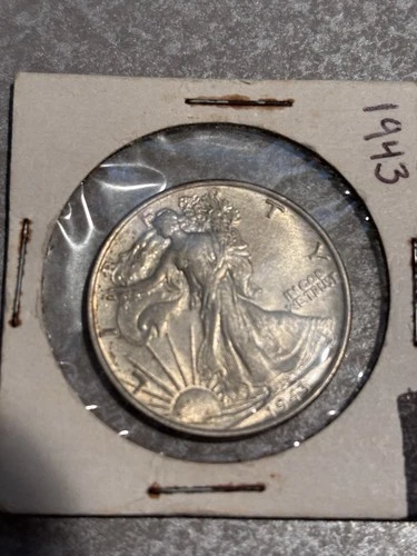 1943 AU Walking Liberty Half Dollar -90% Silver