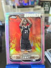 Topps Chrome 2023-24 Noah Clowney Brooklyn Nets Rookie Card #118. rookie card picture