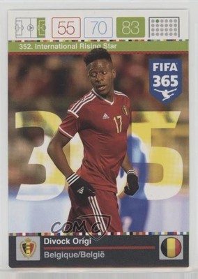 2015 Panini Adrenalyn XL Fifa 365 International Rising Star Divock Origi 0jf5