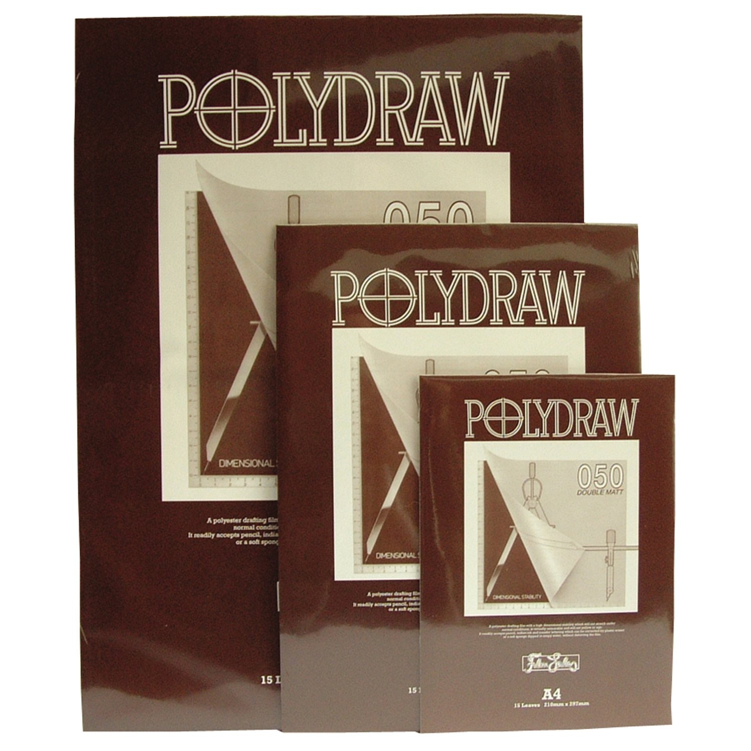 Westfilm Polydraw Polyester Drafting Film Pad, Clear, A4, 50 Microns, 15...