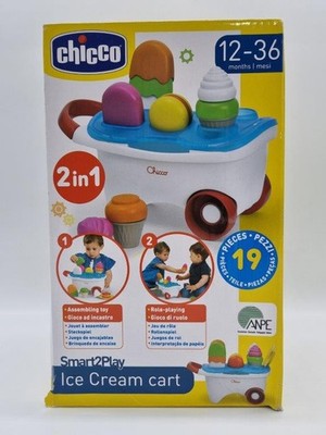 Chicco Eiscreme-Wagen Spielzeug Stapeln und Zusammenstecken OVP beschädigt