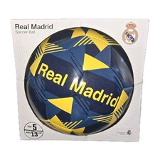 Real Madrid Official Soccer Ball Size 5 Navy/Gold New in Box