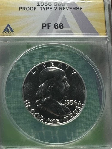 1956-P Franklin Half Dollar Proof — photo from another recent sale