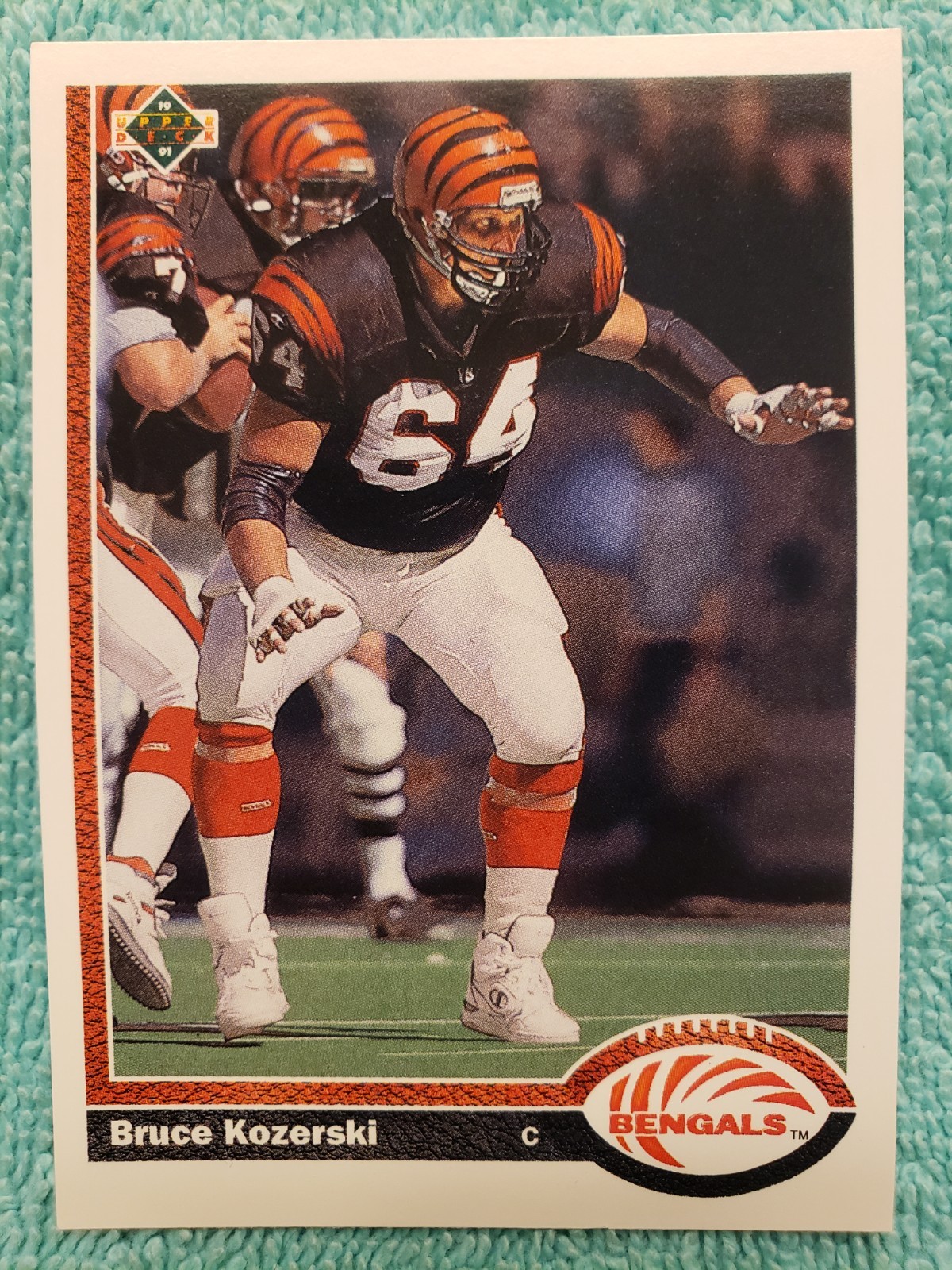 1991 UPPER DECK BRUCE KOZERSKI #662 CINCINNATI BENGALS 