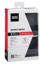 Saxx Underwear 2 Pack Sport Mesh / Ballpark Pouch / Boxer briefs / Size M
