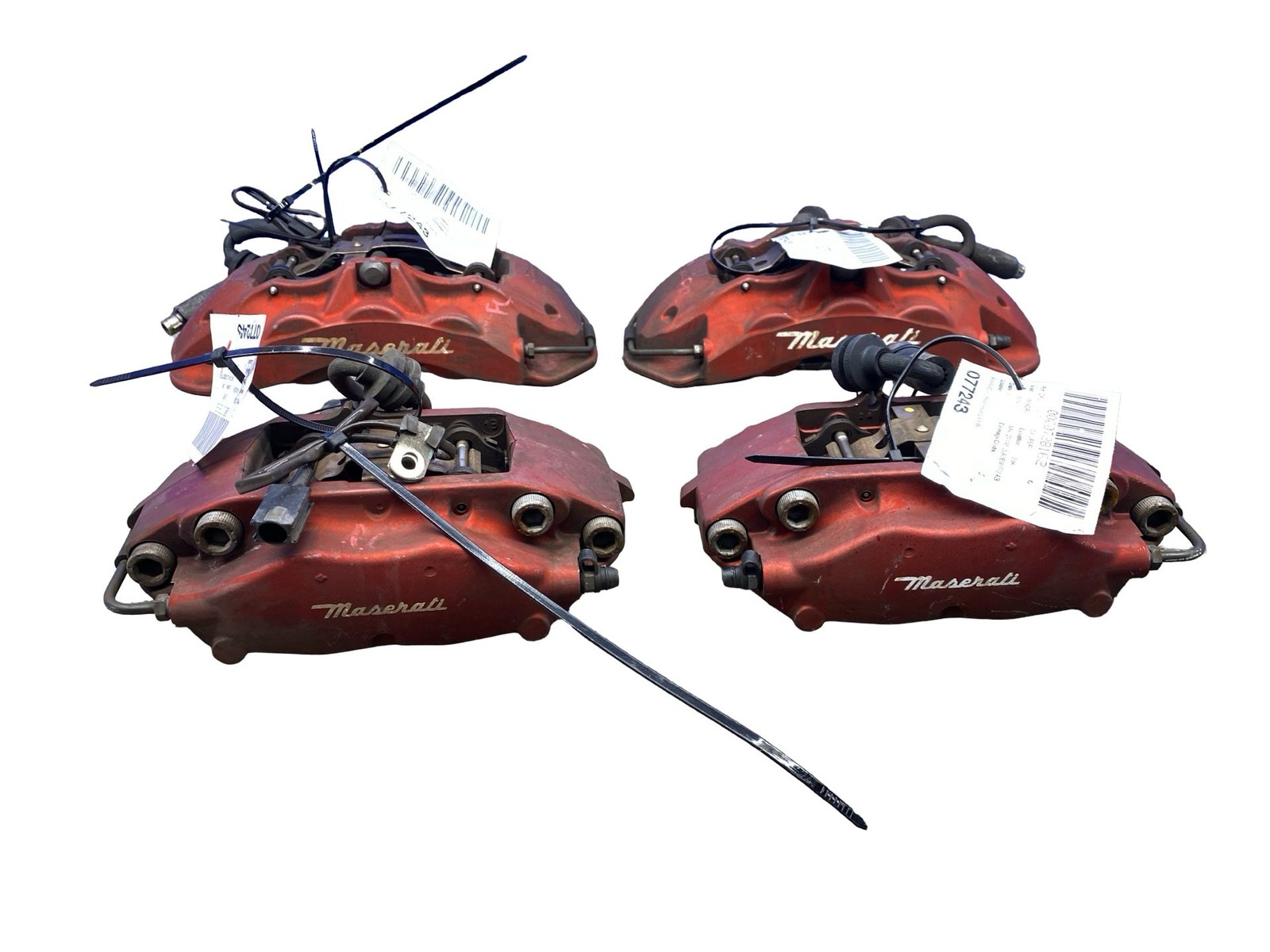 2008 - 2019 Maserati Granturismo 4.7L Front Rear Left Right Brake Caliper Set