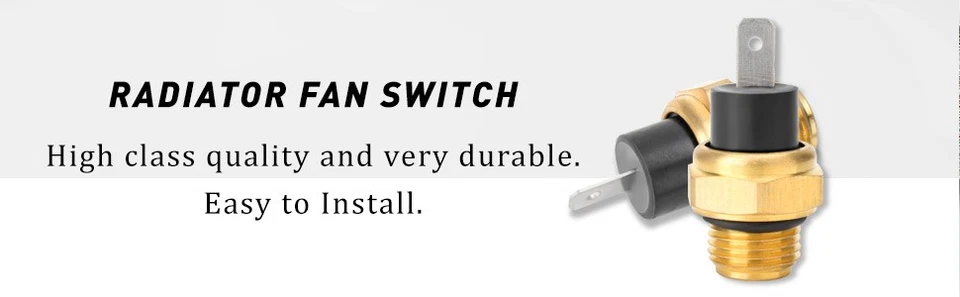 Interruptor de temperatura del agua con sensor de temperatura del ventilador del radiador para Honda VFR700F VT750 VT600C Foto 3 de 4
