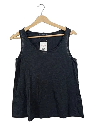 MANGO Top Femmes Noir Basique sans Manches (EU 36, INT S) - Photo 1/3