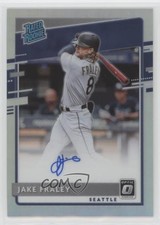 2020 Donruss Optic Rated Rookie Signatures Holo Prizm Jake Fraley Auto 0a3