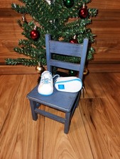 American Girl Doll Just Like You White Blue Heelys Shoes Skates Sneakers Retired