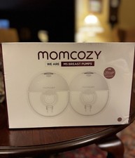 Momcozy M5 9-Levels Double Wearable Breast Pump - White