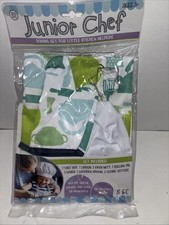 Junior Chef Real Baking Set For Little Kitchen Helpers 8pc Pink/Blue New