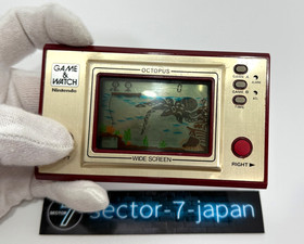 Nintendo OC-22 Octopus Game & Watch Wide Screen Vintage Tested Used From Japan