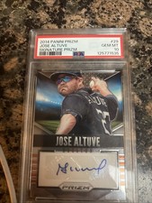 Jose Altuve Rookie Prizm Auto 2014 Psa 10 LOW POP, POP 7 Gem Mt