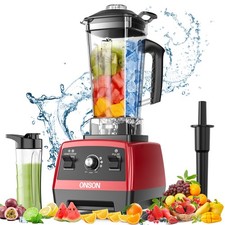 ONSON 1800W High-Speed Countertop Blender, Red-05