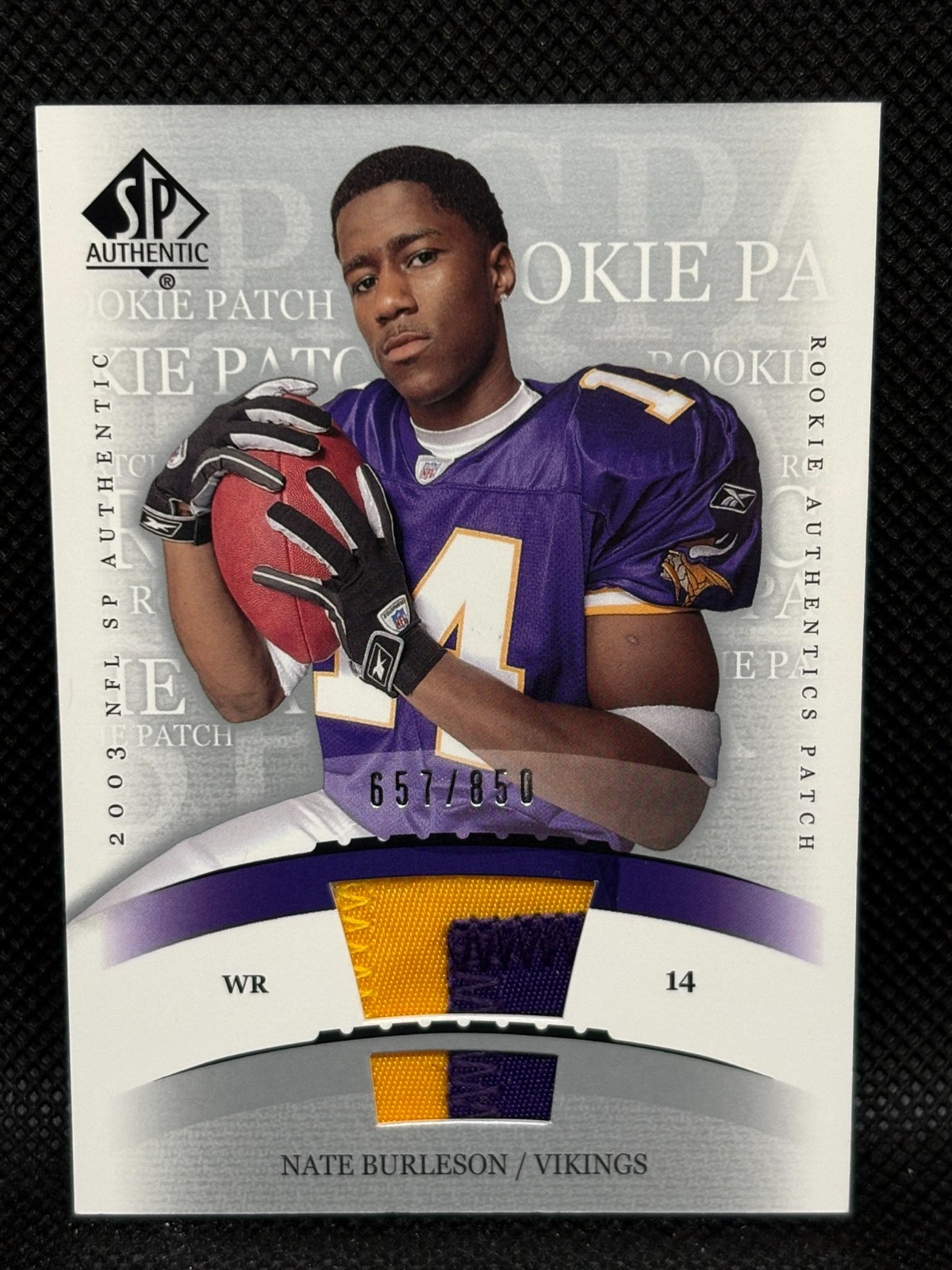 Nate Burleson SP Authentic #250 Jersey