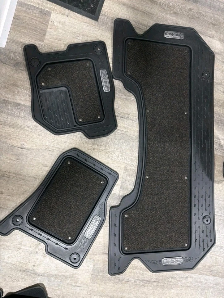 ✅ 19-25 RAM 1500 5th LONG HORN LIMITED CREW CAB OEM RUBBER CARPET FLOOR MAT SET - Image 4 of 4