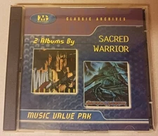 Sacred Warrior Rebellion/Masters Command 1999 KMG Reissue 2 Cd Set
