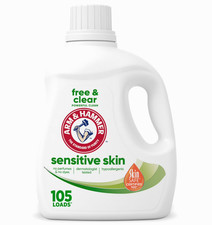 ARM & HAMMER Free & Clear Liquid Laundry Detergent, 105 fl oz – 105 Loads