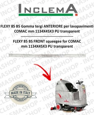FLEXY 85 BS Vorne Sauglippen für Scheuersaugmaschinen COMAC