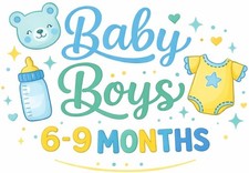 BABY BOYS CLOTHES CLOTHING - 6-9 MONTHS - MAKE / BUILD A BUNDLE - MULTI LISTING