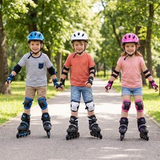 Kids  Inline Skates, Adjustable 4 Sizes Blade Roller for Boys Girls Ages 5-7