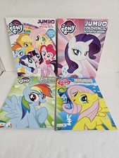 Set Of 4 My Little Pony Jumbo Coloring  Activity Books
