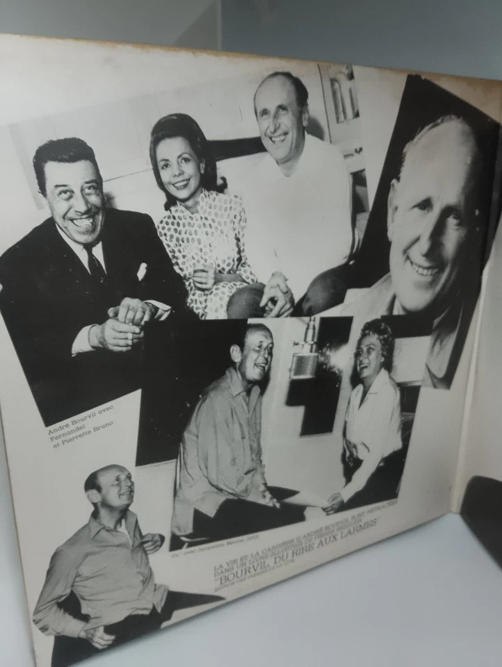 Disque vinyle 33 tours Bourvil double album C'etait bien Stéréo, Réédition 1978 - Photo 4/4