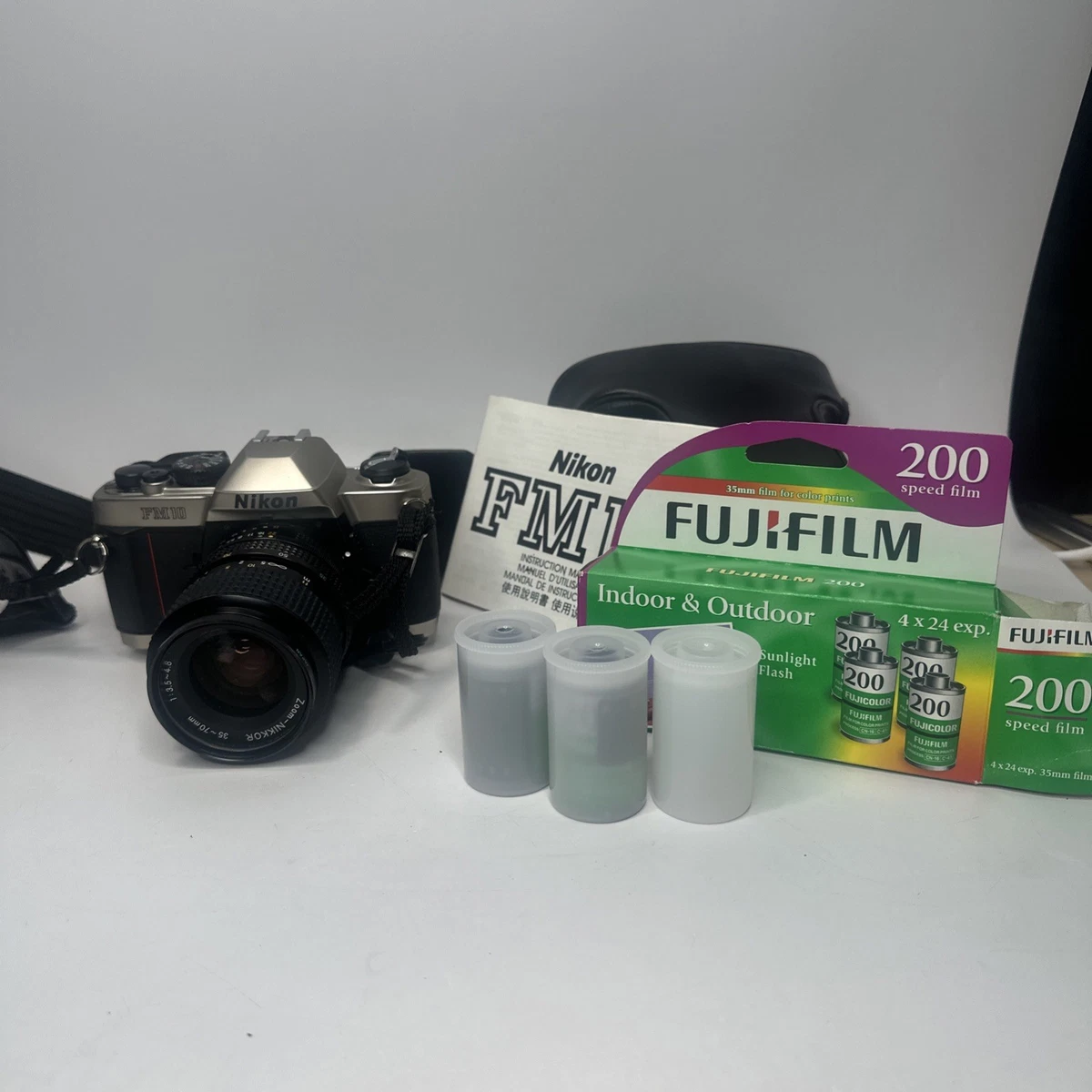 Nikon FM10 zoom NIKKOR 35-70mm 専用ケース付き Nikon 一眼レフカメラ FM10 標準セット