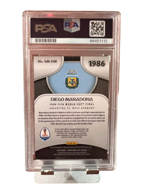 maradona 2018 Prizm World Cup Signature Moments Diego Maradona AUTO PSA 9