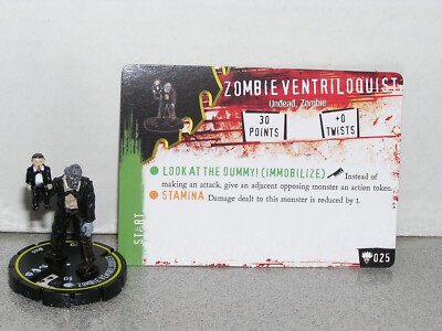 Horrorclix Freakshow #025 Zombie Ventriloquist
