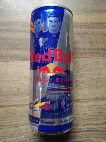 Red Bull Dose Max Verstappen Sergio Perez Voll Full Can Formel Eins F1 Champion - Afbeelding 1 van 8