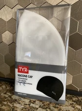 TYR Wrinkle-Free Silicone Swim Cap (White) Adult Size - BRAND NEW UNOPENED