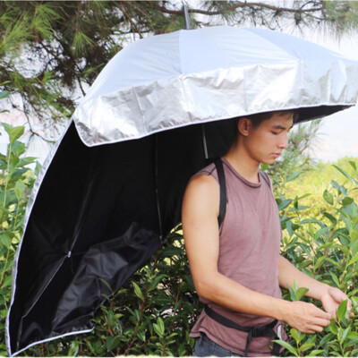 Wearable Hands Free Sunshade Umbrella Support for Photography Gardening  Farming