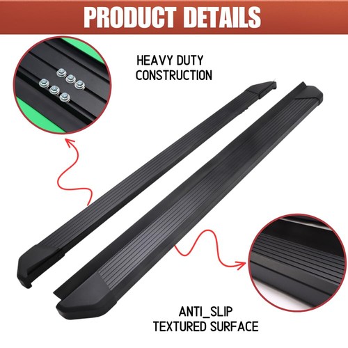 All Black Running Board fits for Honda HRV 2023-2025 Aluminum Side Step Nerf Bar - Picture 4 of 13