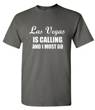 Las Vegas T-Shirt Nevada Sin City Trip Vacation Gift Tee Men's Funny Tee Shirt 