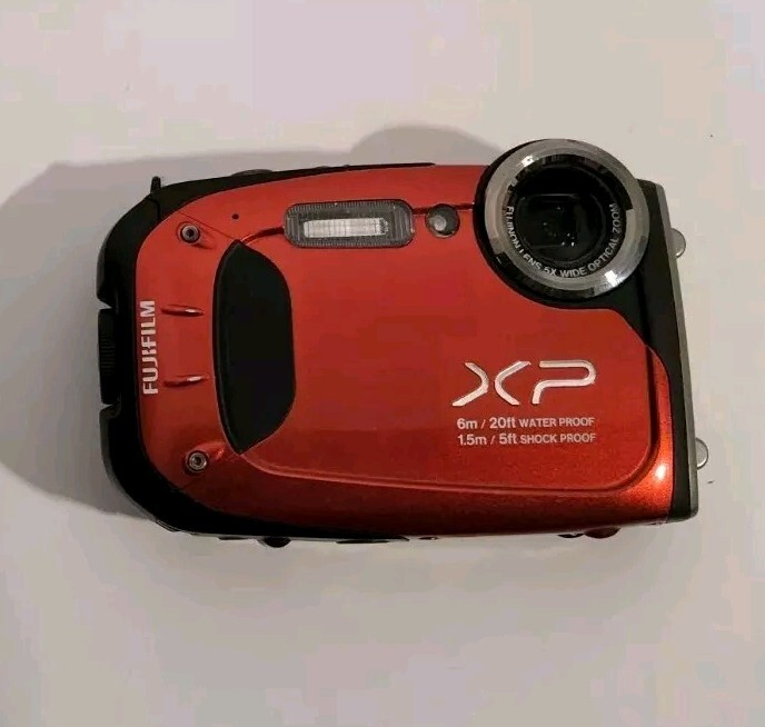 Fujifilm FinePix XP Series XP60 16.4MP Digital Camera Red