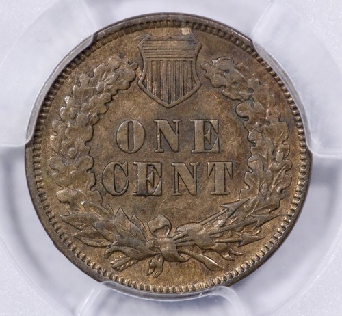 1872 Indian Head Cent 1c PCGS AU 53 - Picture 3 of 3