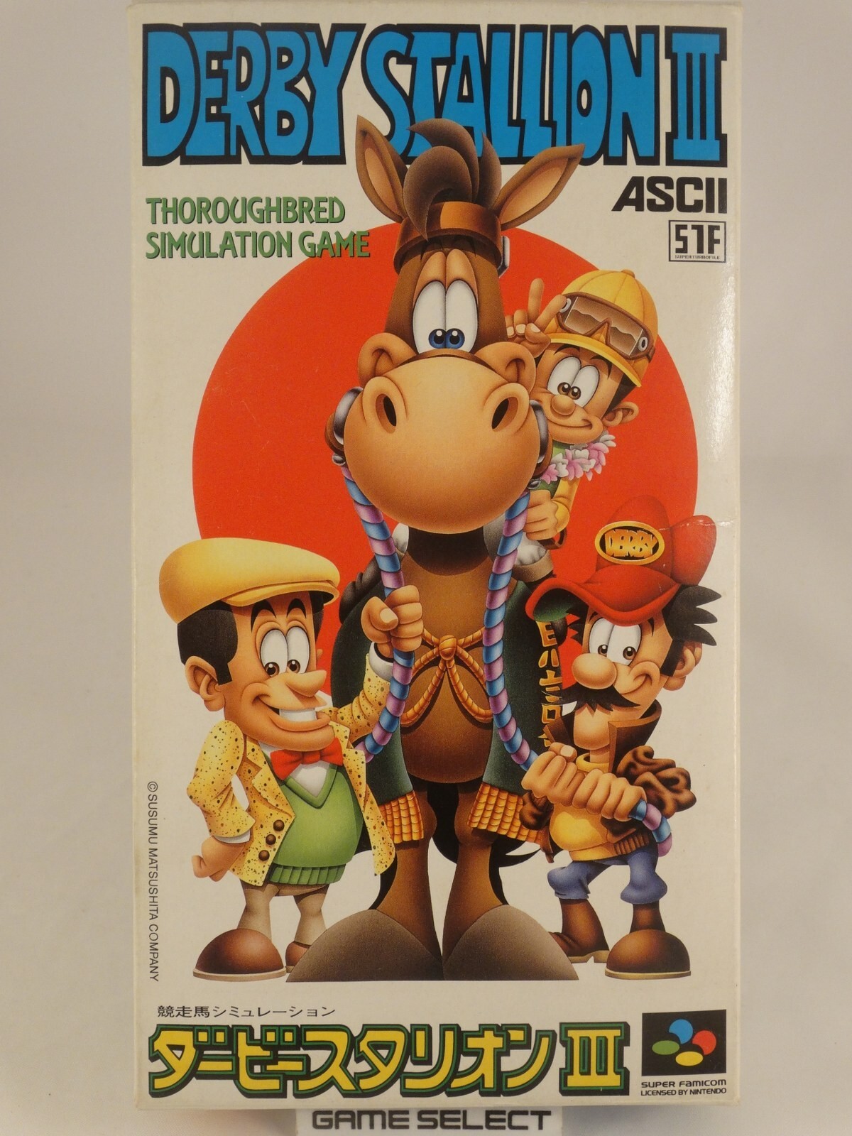 Derby Stallion III 3 Nintendo Super Famicom Snes Import Jap Japonais SHVC-AD3J