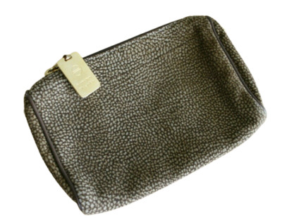 Borbonese Italy Clutch Mini Bag Tasche Damen Herren Widleder Suede Vintage