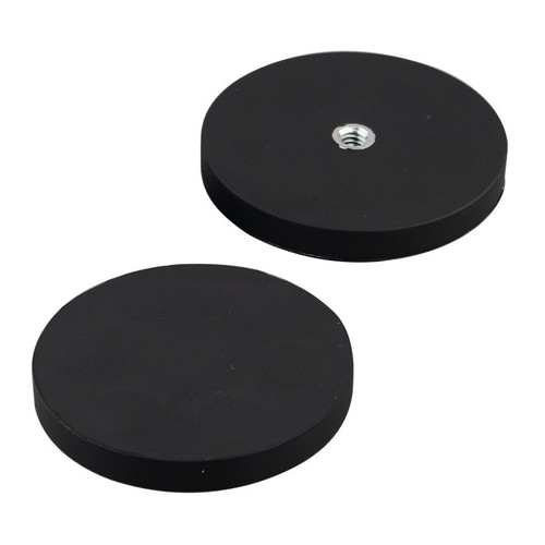 Anti-Scratch Black Pot Magnet D66mm 1/4" internal hole Lights Camera panels etc - Picture 3 of 7