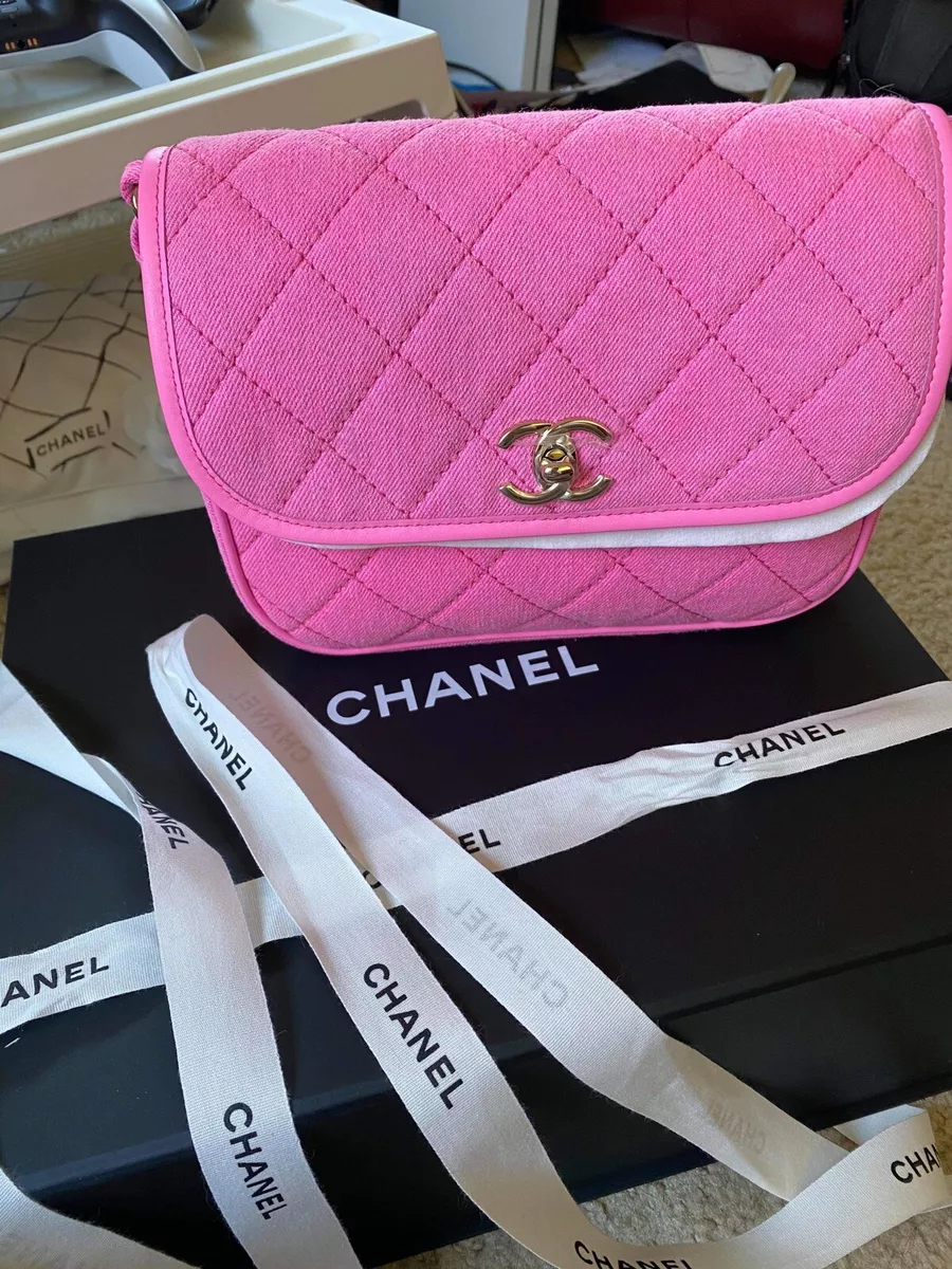 Chanel 19 Medium (Small), 21S Neon Hot Pink, New in Box GA001 - Julia Rose  Boston