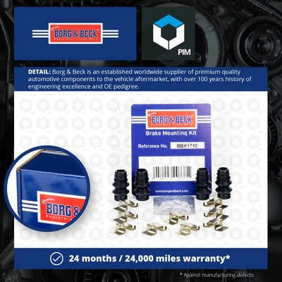 Brake Pad Fitting Kit fits MERCEDES GLB220D X247 2.0D Front 2019 on OM654.920